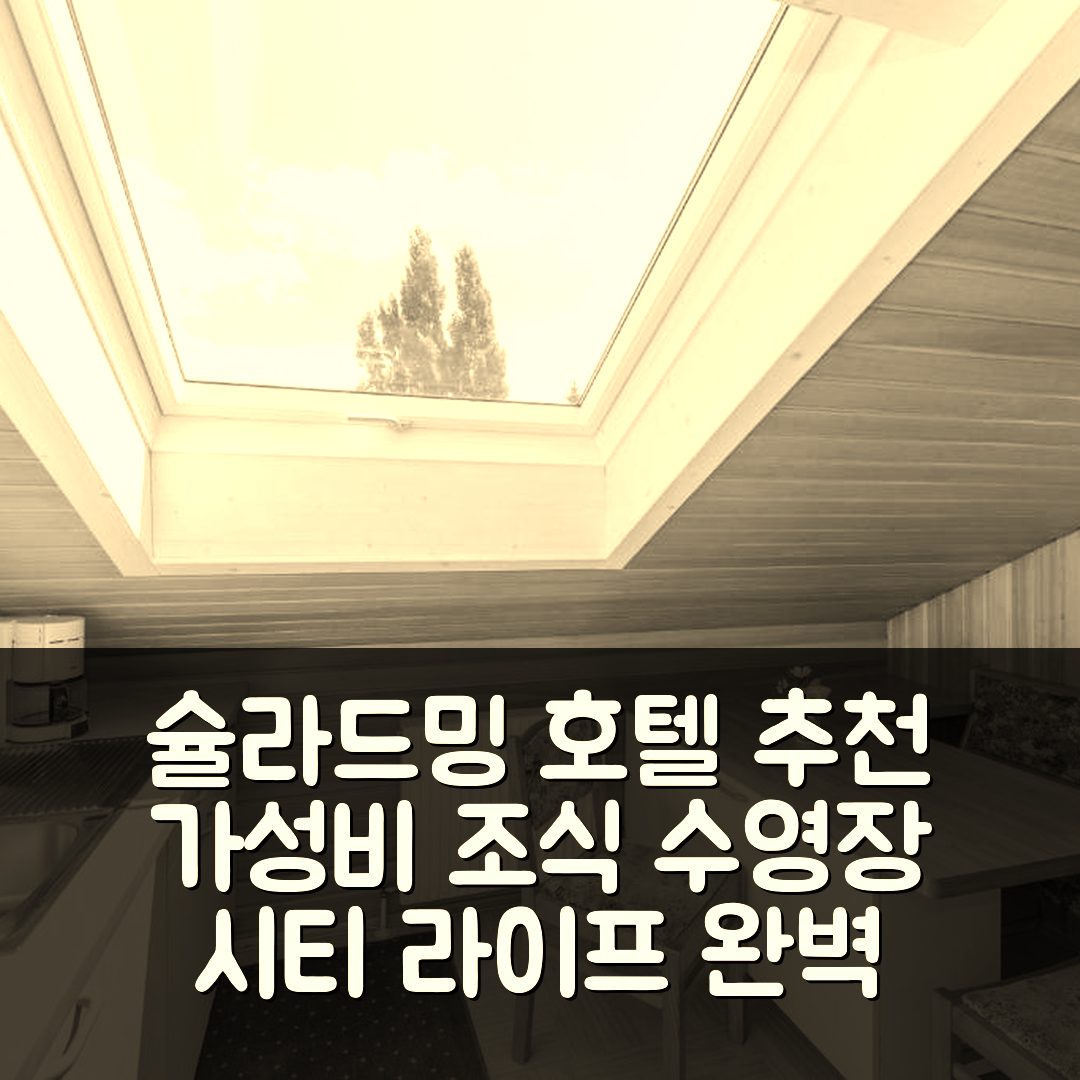 슐라드밍 숙소 여행 호텔 추천 시티 라이프 4 호텔 | 가성비 뛰어난 조식과 수영장 정보 5가지