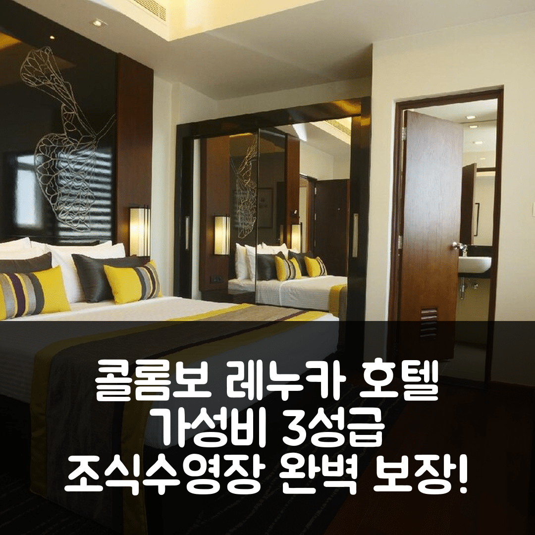 콜롬보 숙소 여행 호텔 추천 레누카 시티 호텔 | 가성비 뛰어난 3성급 조식과 수영장 예약 팁 7가지