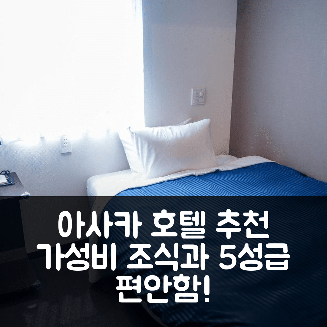 아사카 숙소 여행 호텔 추천 호텔 라이브맥스 사이타마 아사카 에키마에 | 가성비 뛰어난 조식과 5성급 편안함 7가지 팁