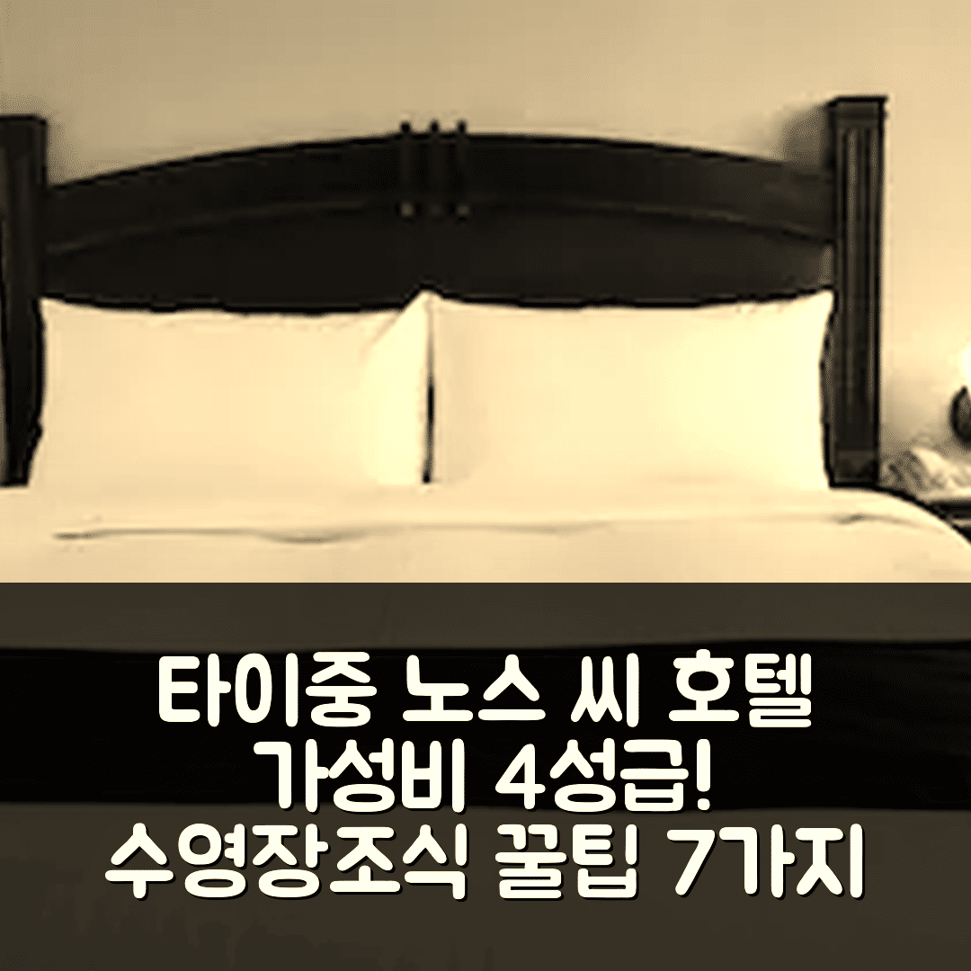 타이중 숙소 여행 호텔 추천 노스 씨 호텔 | 가성비 뛰어난 4성급 수영장과 조식 정보 7가지 팁